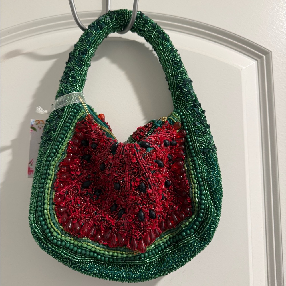 Handcrafted Beaded Watermelon Bag
